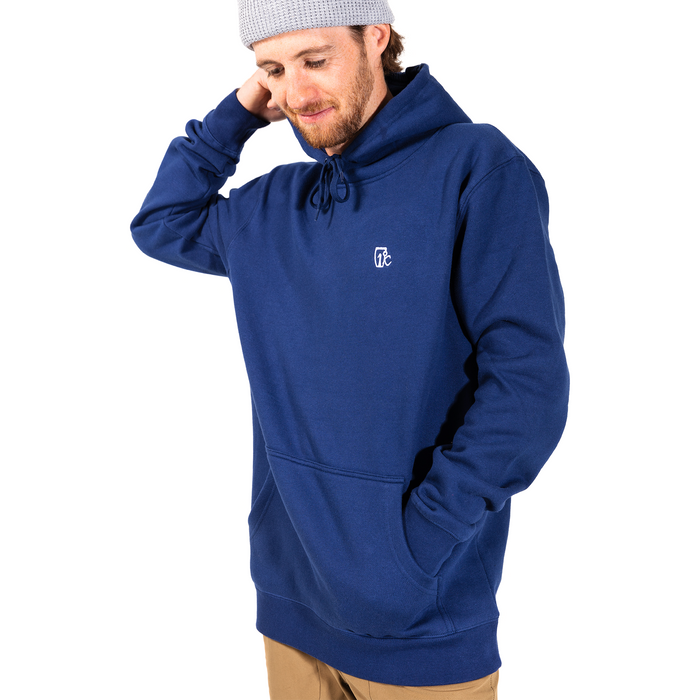 Embroidered One Degree Hoodie - Cobalt