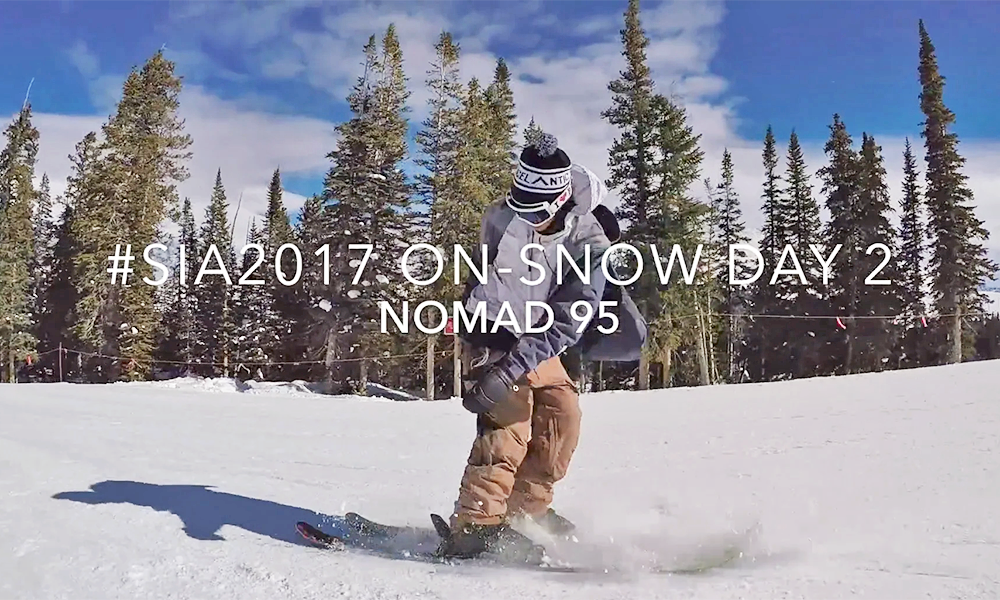 Nomad 95 In Action At SIA On-Snow Day 2, 2017