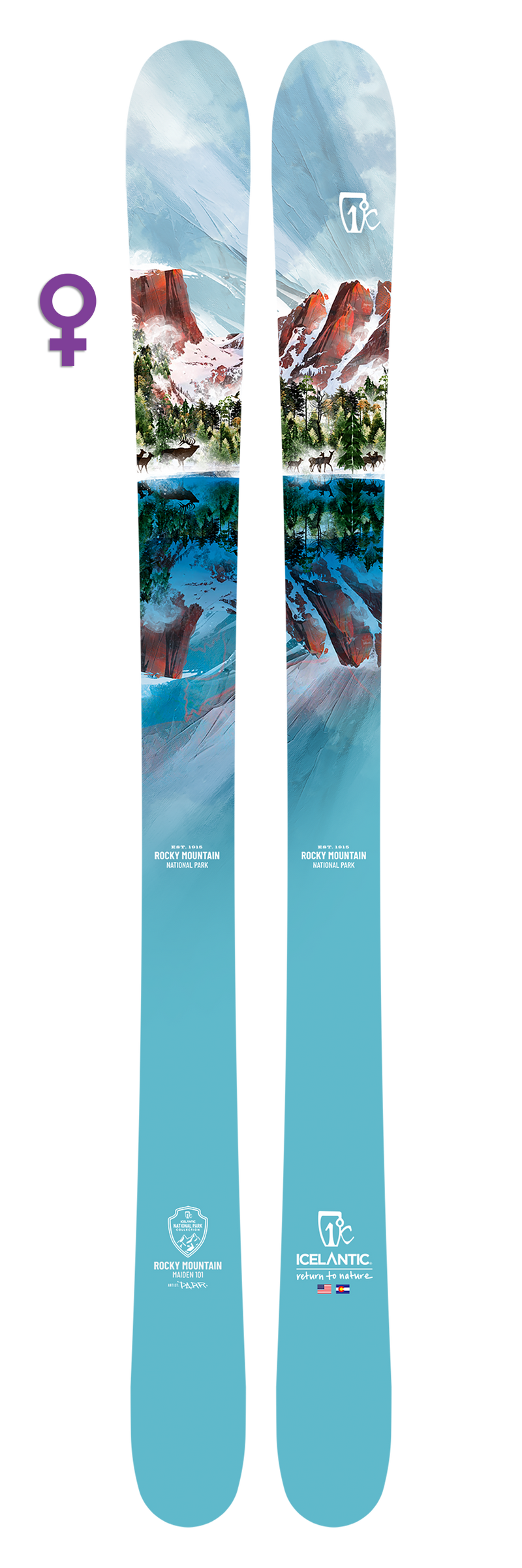 スキー Icelantic Maiden 91 162 Marker griffon 23/24 Maiden スキー Icelantic Maiden 91 162 Marker griffon 23/24 Maiden