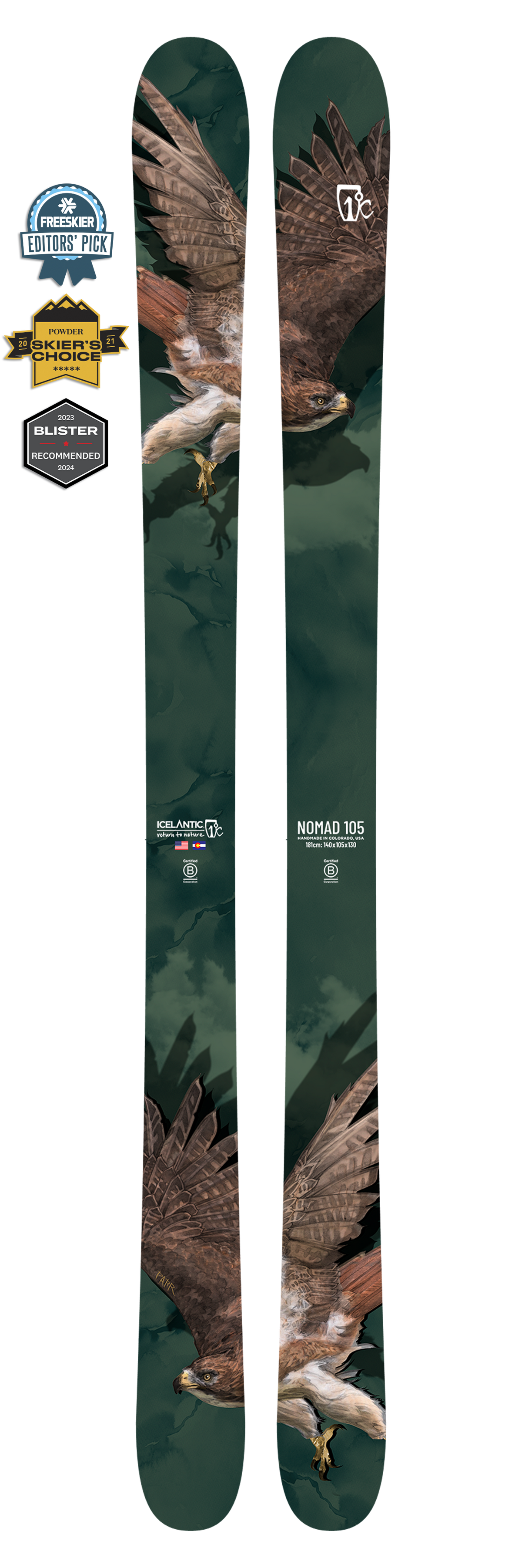 23/24 Nomad 105 — Icelantic Skis 23/24 Nomad 105 — Icelantic Skis