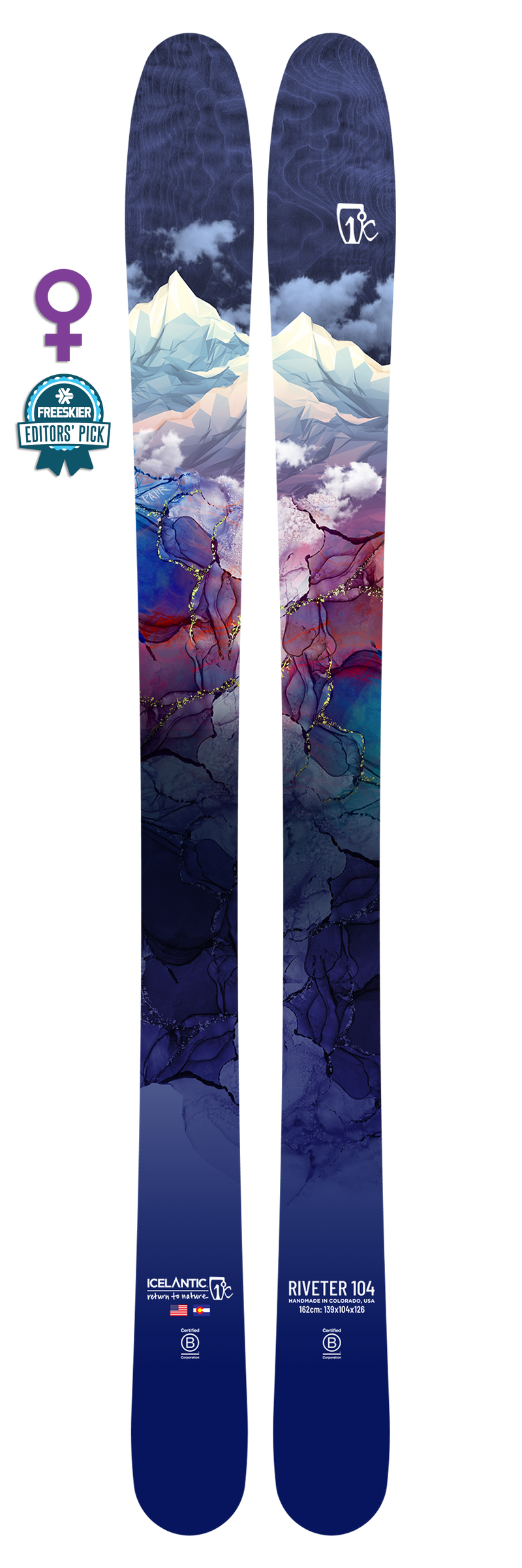 23/24 Riveter 104 — Icelantic Skis 23/24 Riveter 104 — Icelantic Skis