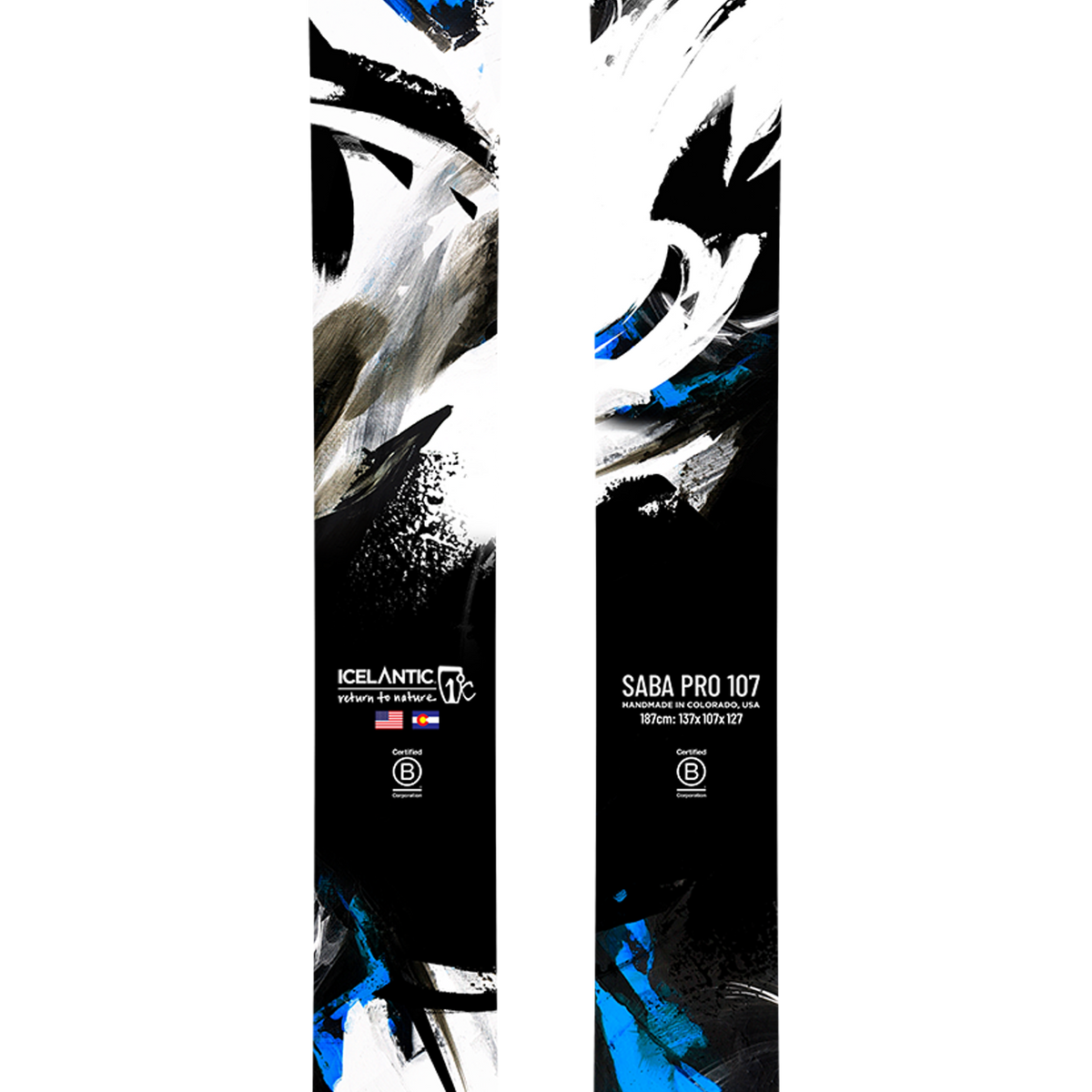 [超美品！] ICELANTIC SABAPRO107 177cm 24/25 Saba Pro 107 — Icelantic Skis