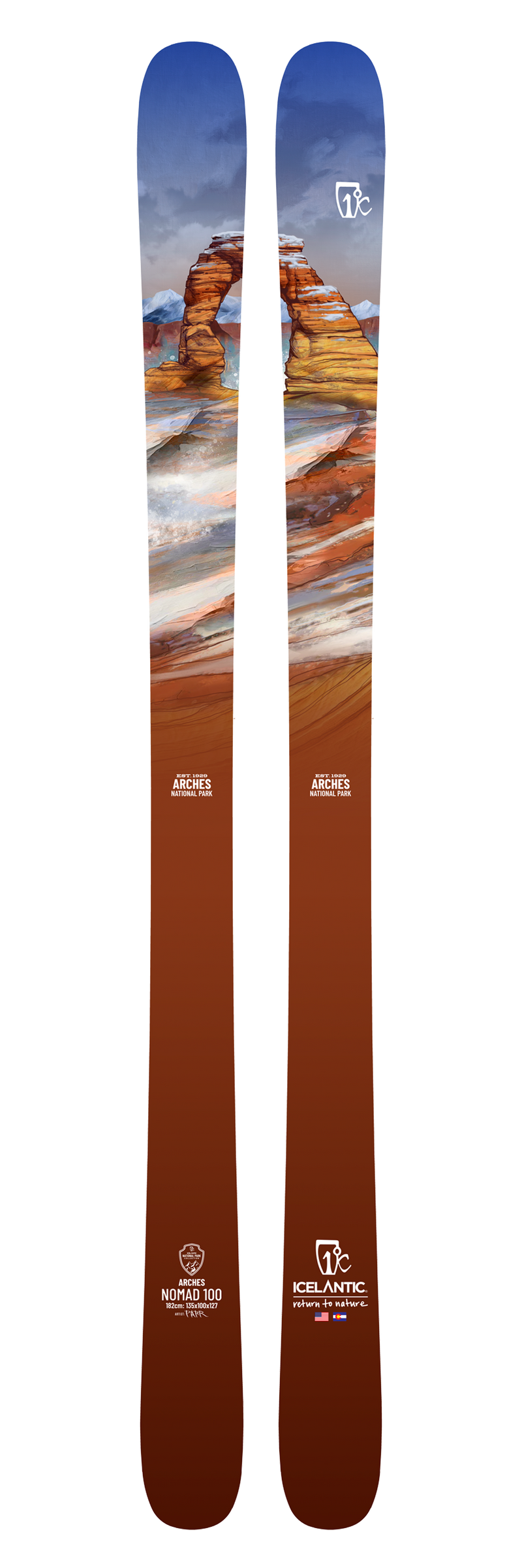 Arches NP 100 — Icelantic Skis Arches NP 100 — Icelantic Skis