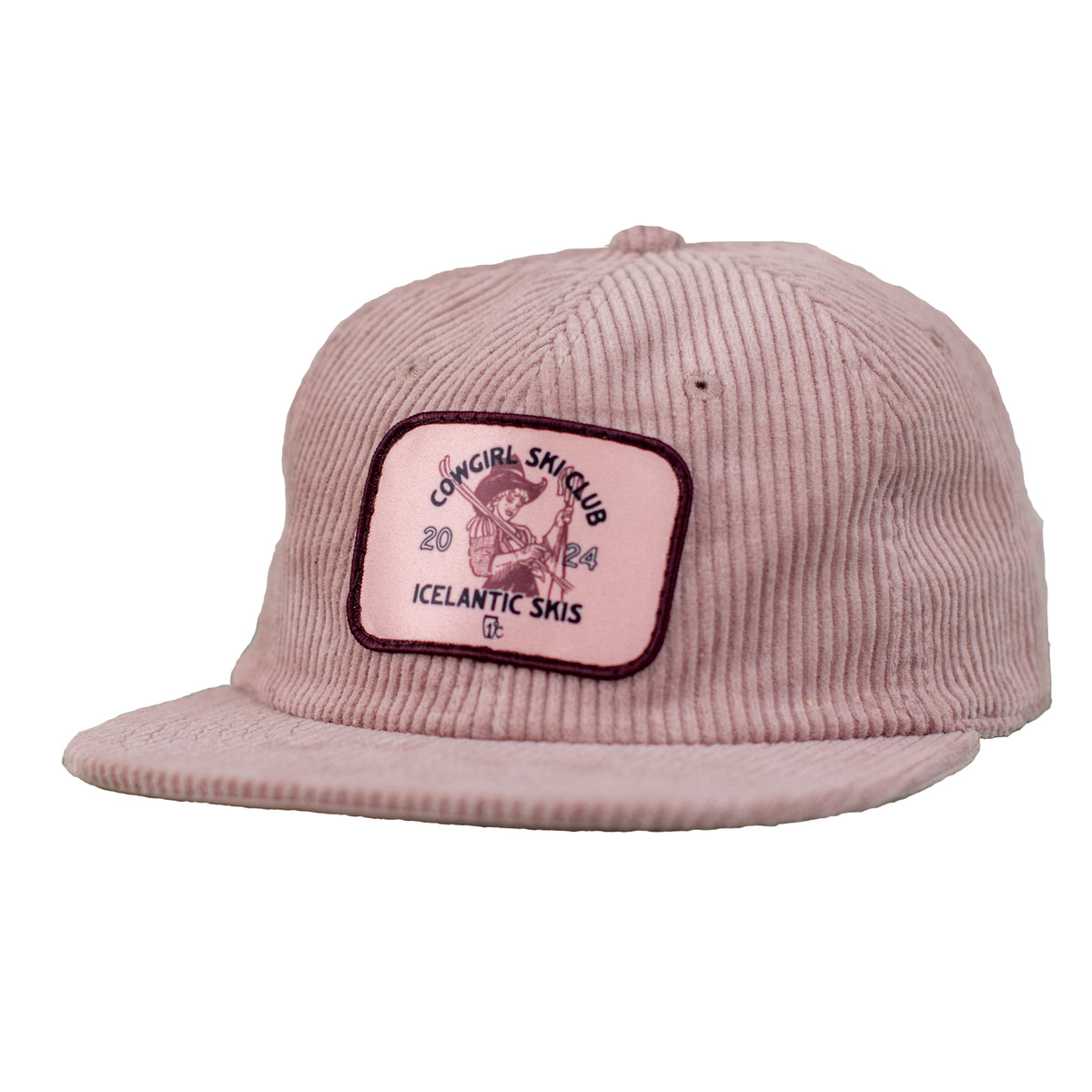 Unisex Vintage Authentic Pink Scandinavian Ski Winter Hat Spring skiing mood board: ??☀️? I main image 4