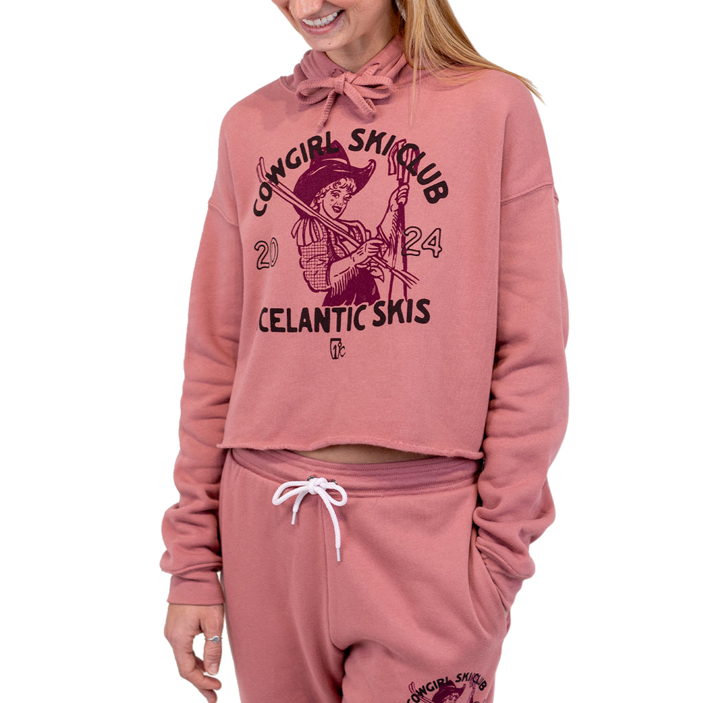 Cowgirl Ski Club Cropped Hoodie — Icelantic Skis