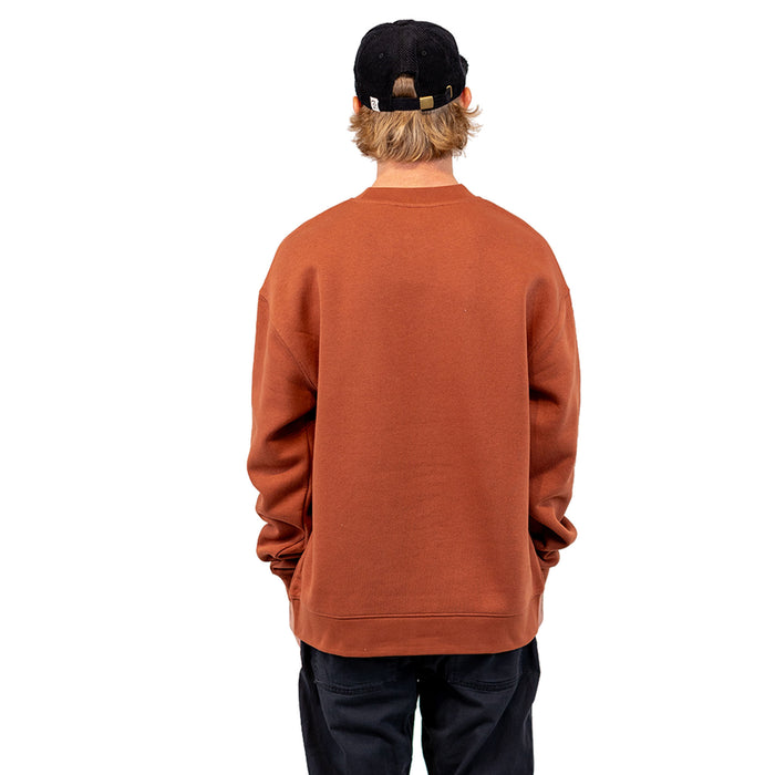 Embroidered One Degree Crew - Clay