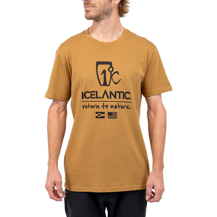 Icelantic Logo Tee - Camel