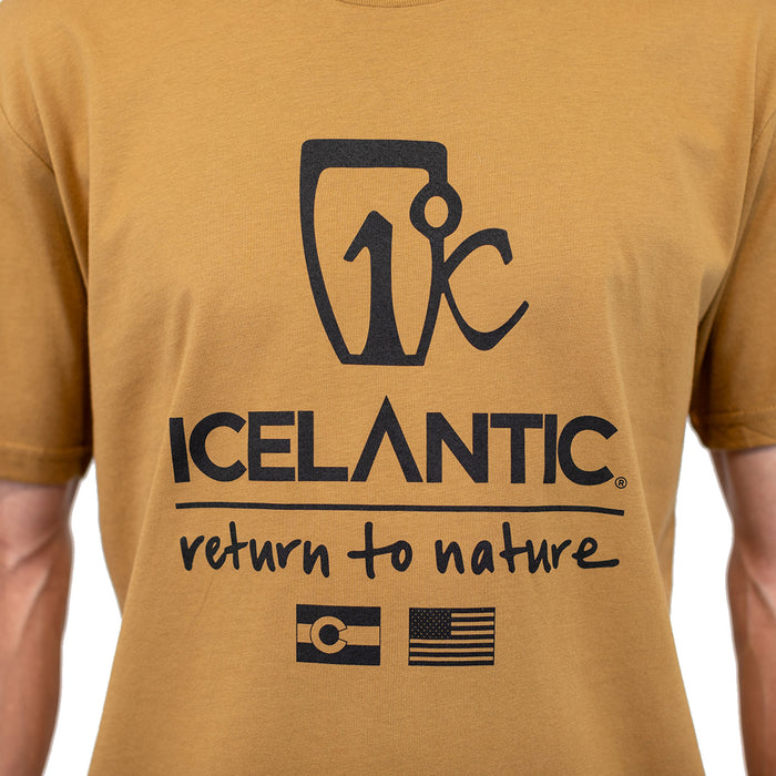 Icelantic Logo Tee - Camel