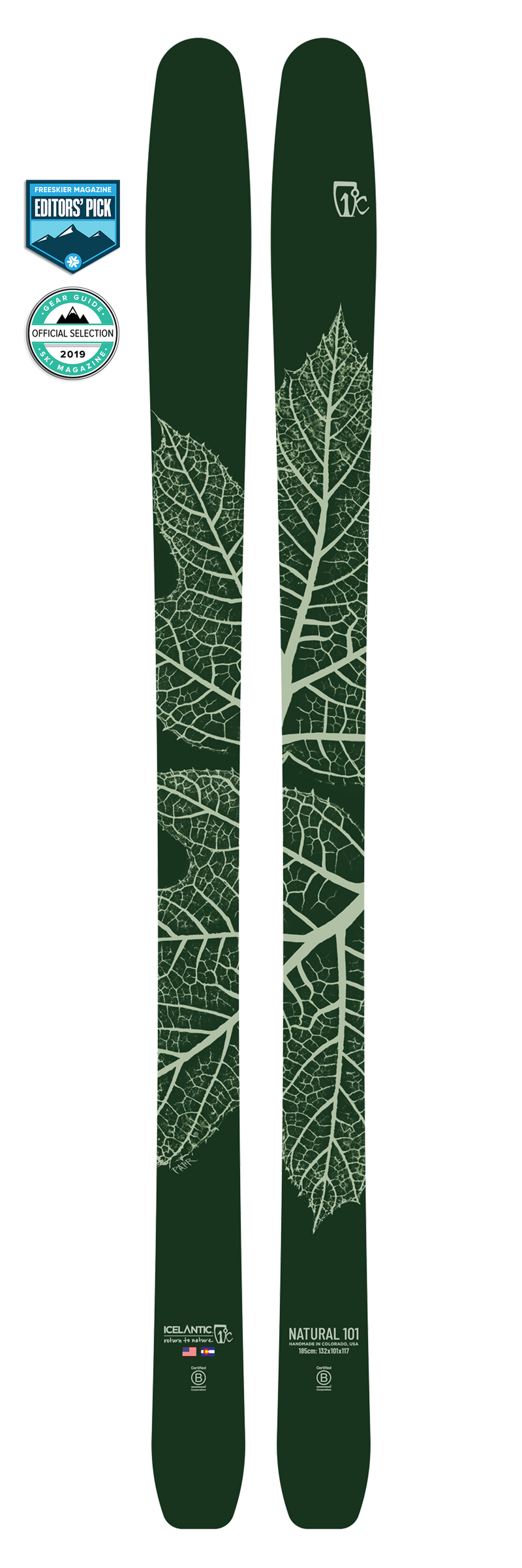24/25 Natural 101 — Icelantic Skis 24/25 Natural 101 — Icelantic Skis