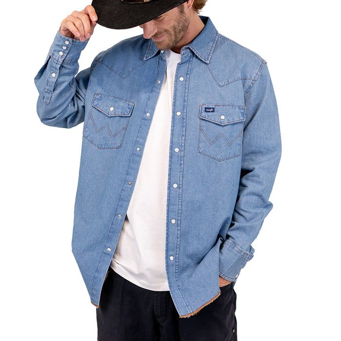 Wrangler Rattlesnake Denim Shirt