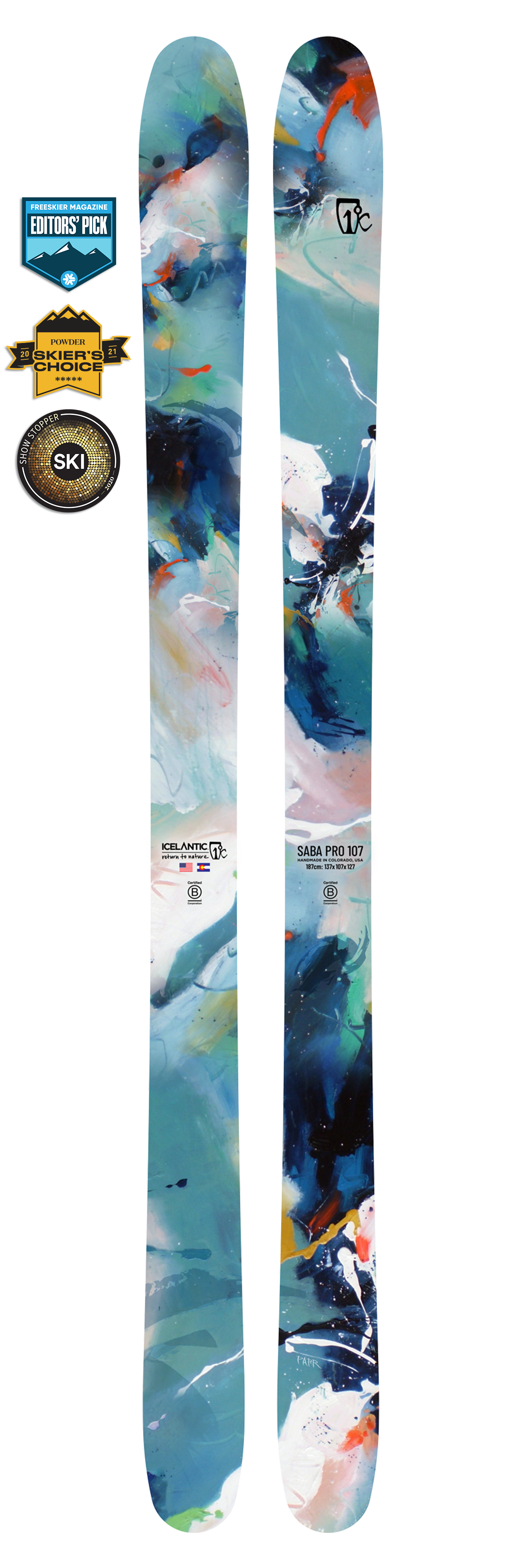 ICELANTIC スキー 107モデル グレー/青 ICELANTIC スキー 107モデル ICELANTIC スキー 107モデル グレー/青 ICELANTIC スキー 107モデル