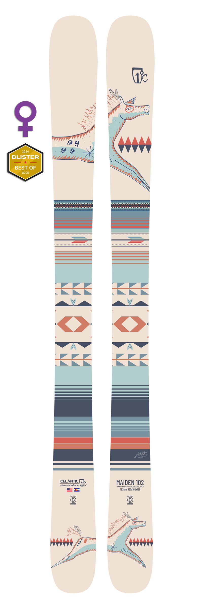 25/26 Maiden 102 — Icelantic Skis 25/26 Maiden 102 — Icelantic Skis
