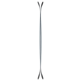The J Skis x Icey Nomad 106 by Icelantic Skis is a symmetrical, vertically oriented object with a thin center and wider, curved ends—resembling a stylized double-ended paddle or abstract sculpture, much like the elegant form of a freeride ski—shown on a white background.