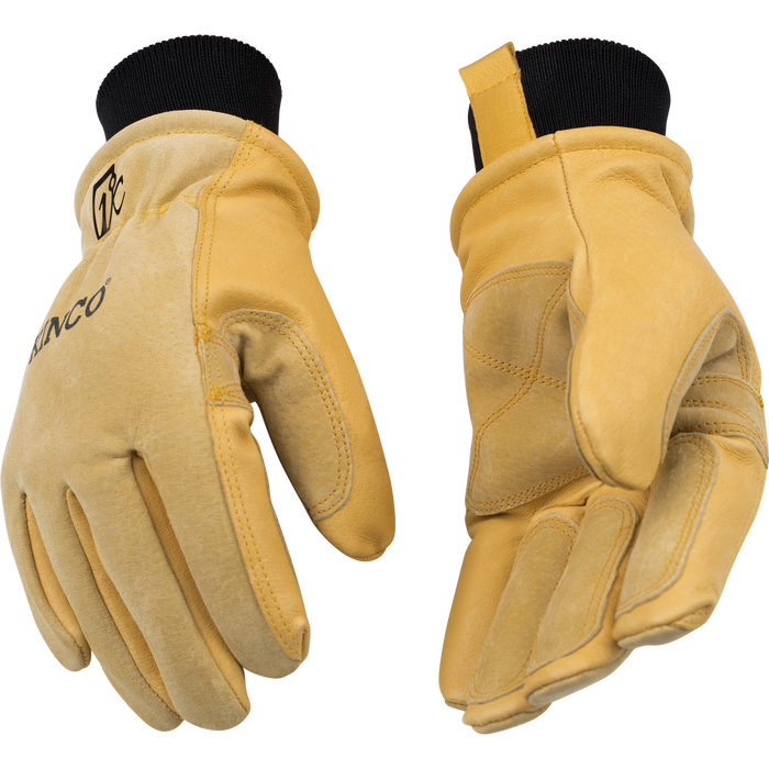 Kinco 1939-XL Men's High Visibility Lined Pigskin Safety Cuff Kinco 1939-XL Men's High Visibility Lined Pigskin Safety Cuff