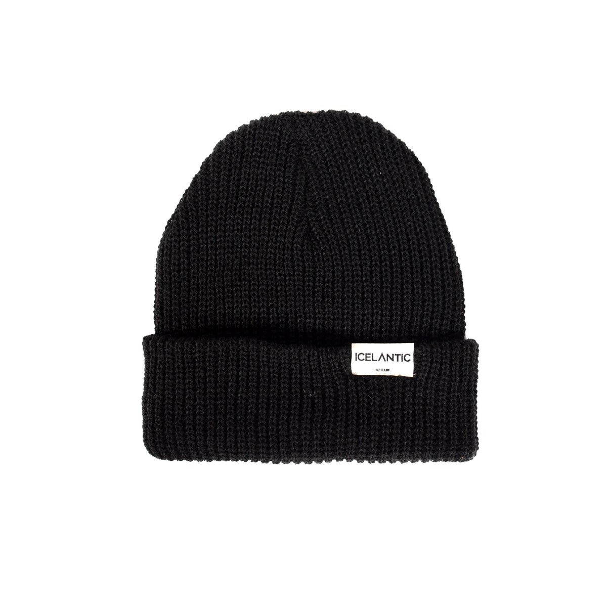 Classic Logo Beanie - Black — Icelantic Skis