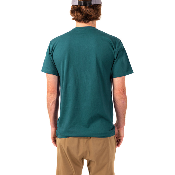 Embroidered One Degree Tee - Atlantic