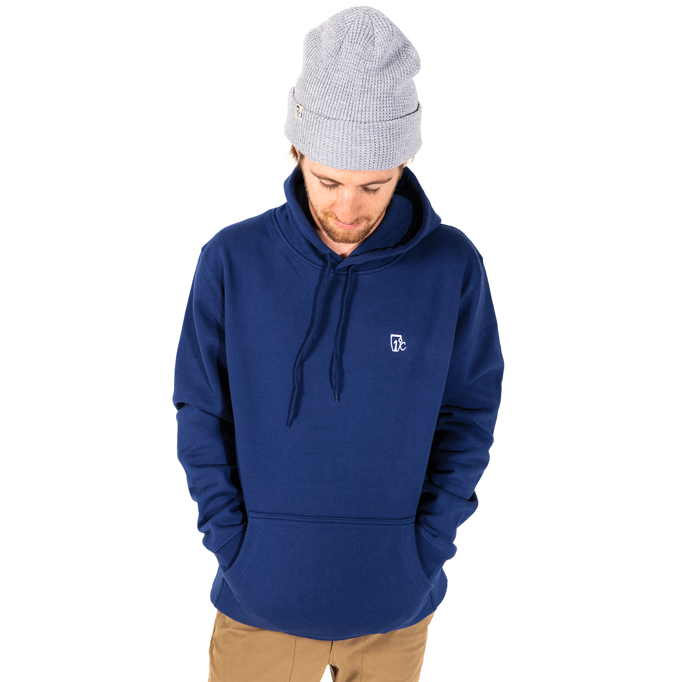Embroidered One Degree Hoodie Cobalt — Icelantic Skis