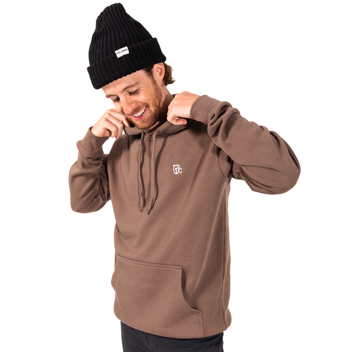 Embroidered One Degree Hoodie - Walnut