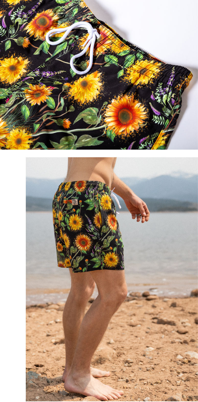 Sunflower Swim Trunks