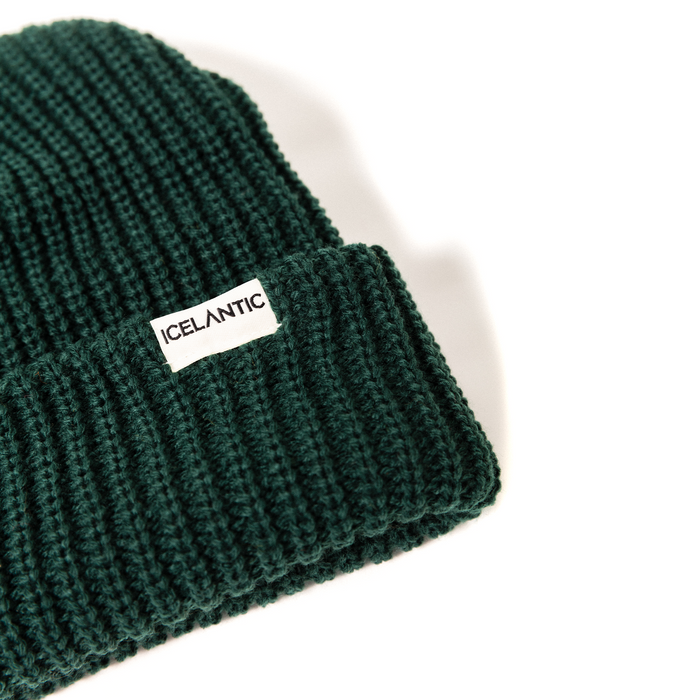 Chunky Knit Beanie - Forest Green — Icelantic Skis Chunky Knit Beanie - Forest Green — Icelantic Skis