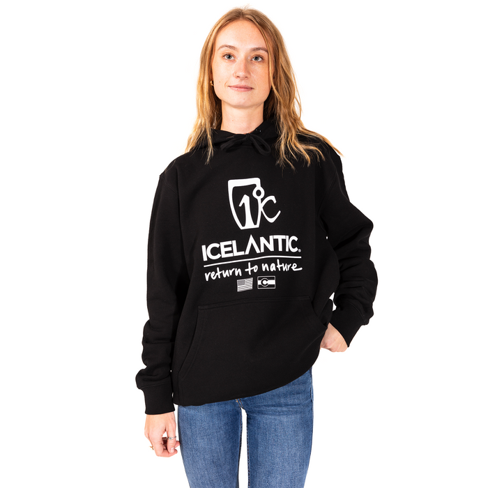 Icelantic Logo Hoodie - Black