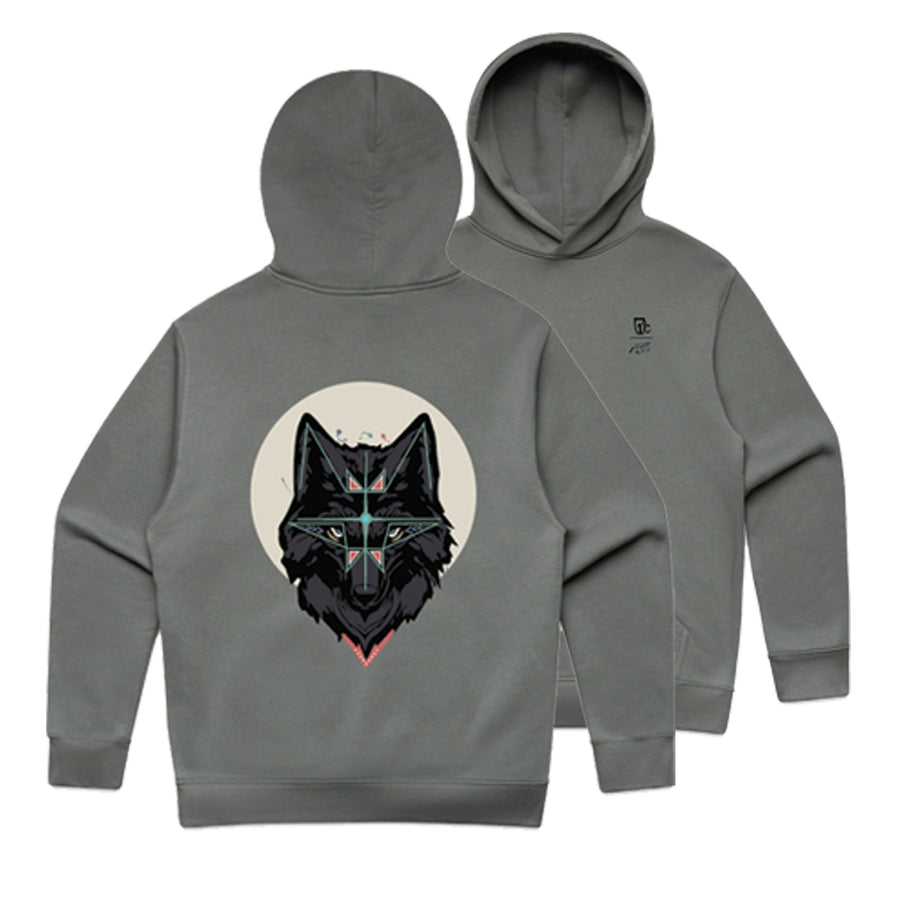 Spirit Wolf Hoodie - Shadow