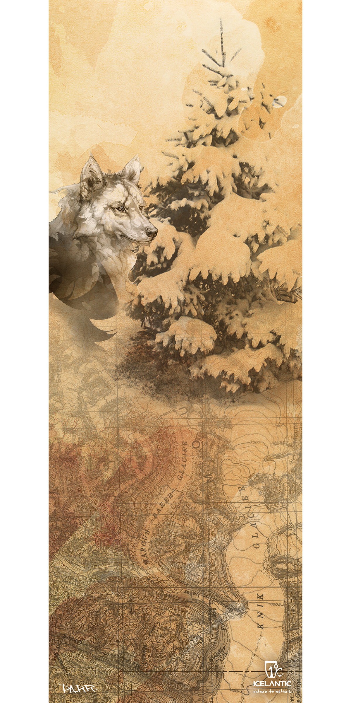 16/17 Vanguard 97 Fine Art Print — Icelantic Skis