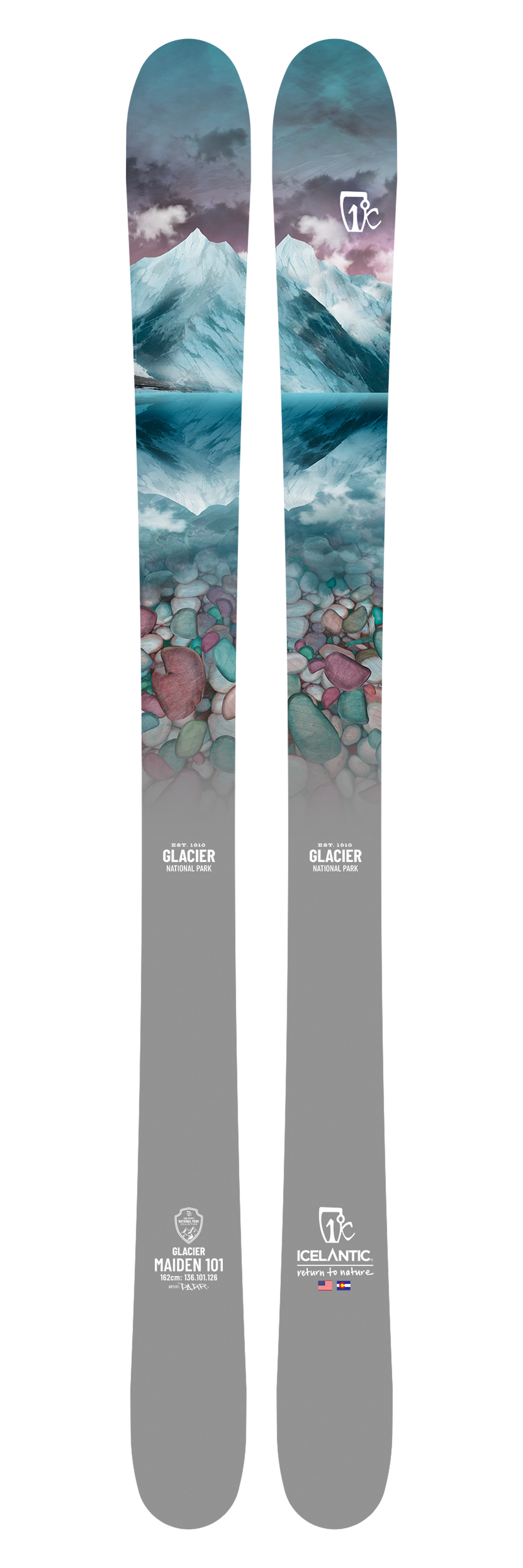 Glacier Maiden 101 — Icelantic Skis