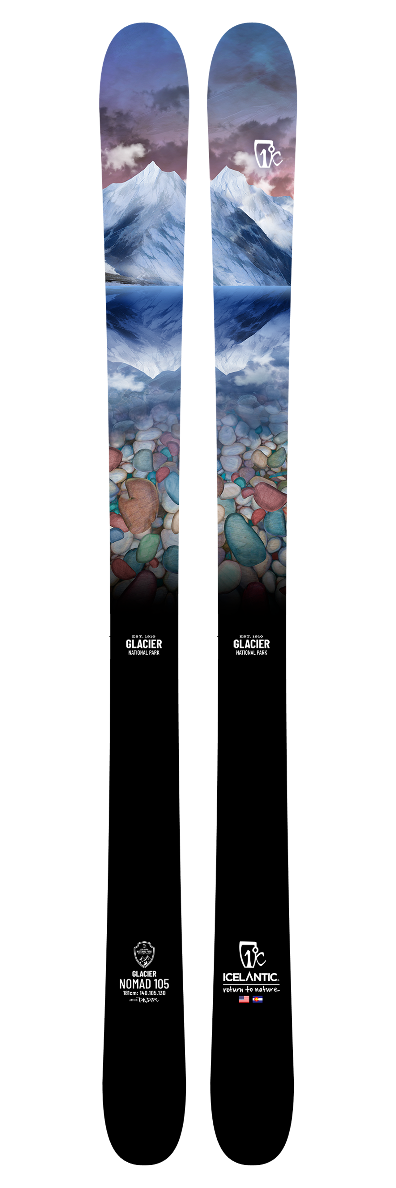 ICELANTIC NOMAD LOOKツアービンディング ICELANTIC NOMAD LOOKツアービンディング