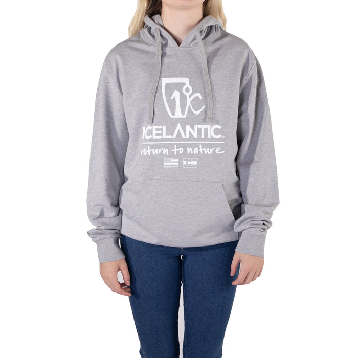 Icelantic Logo Hoodie - Grey