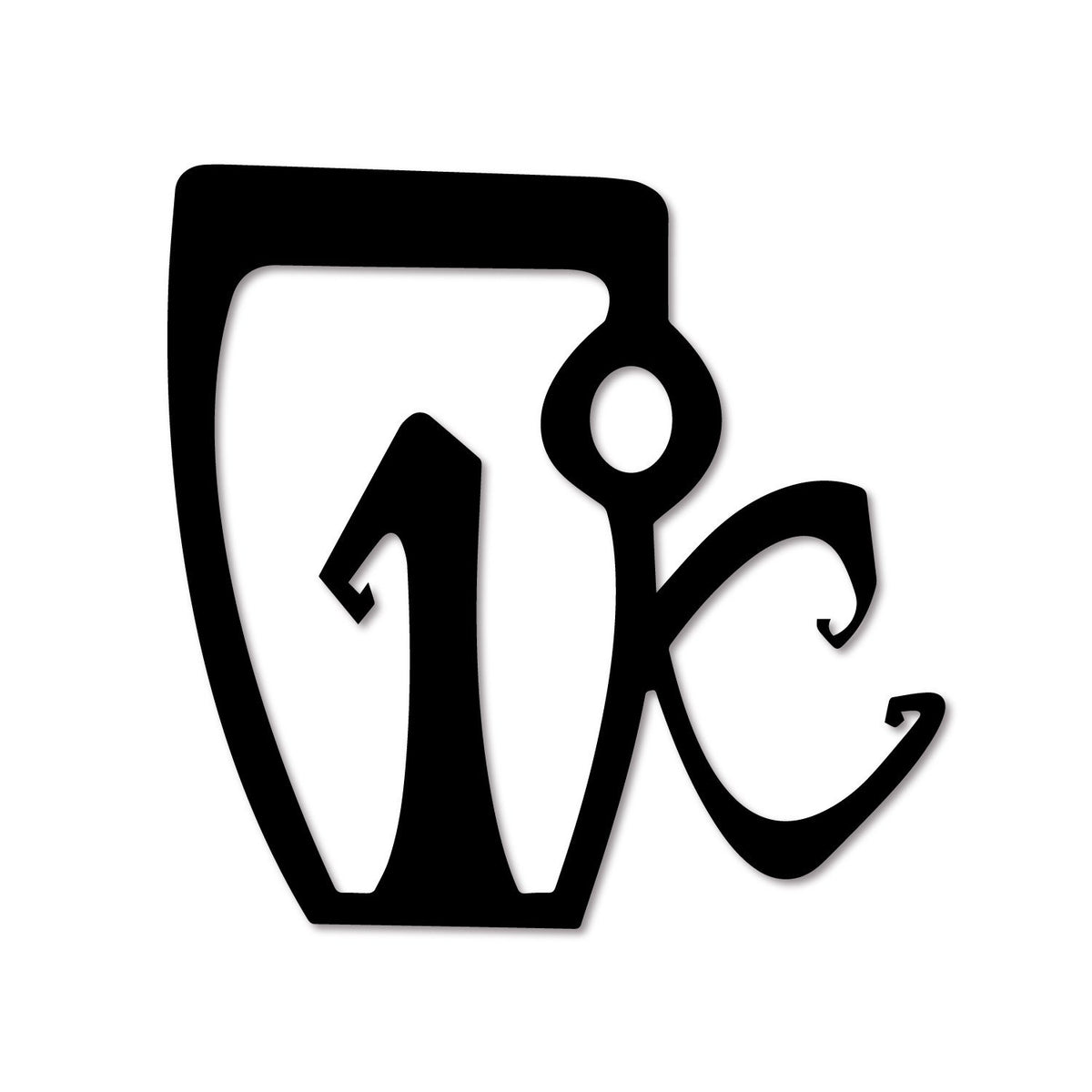 10" One Degree Die Cut Sticker