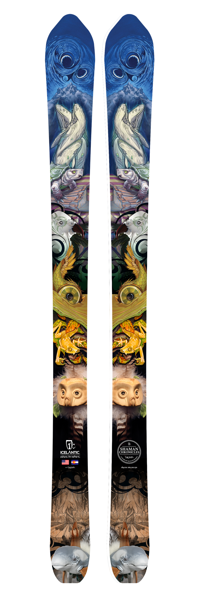 スキー板 ICE LANTIC SHAMAN 184cm ICELANTIC SHAMAN 110アイスラン スキー板 ICE LANTIC SHAMAN 184cm ICELANTIC SHAMAN 110アイスラン