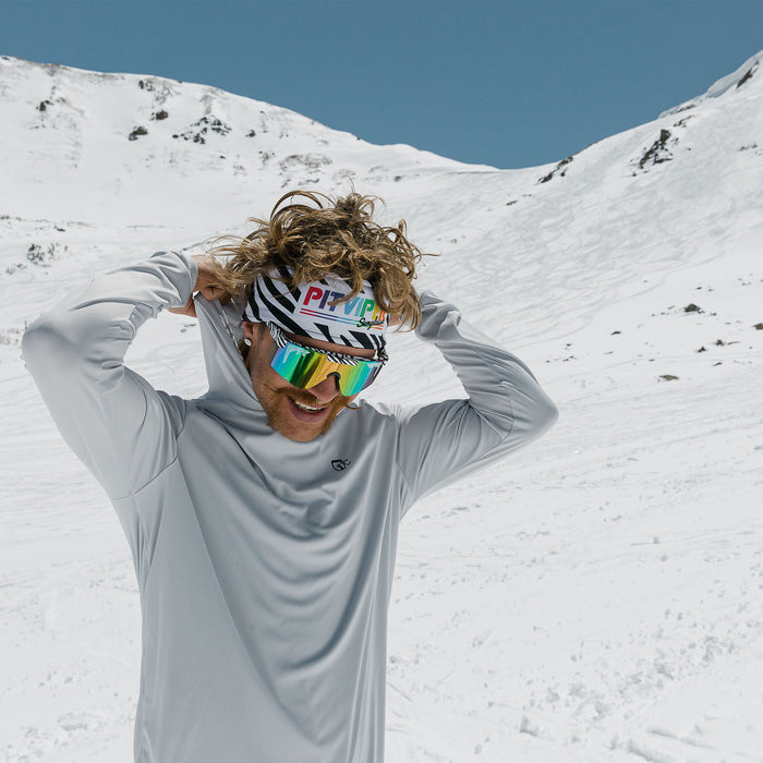 UV Sun Hoodie - Lt Grey — Icelantic Skis